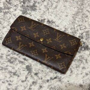 Louis Vuitton Sarah Portefeiulle Long Wallet | AUTHENTIC | Monogram
